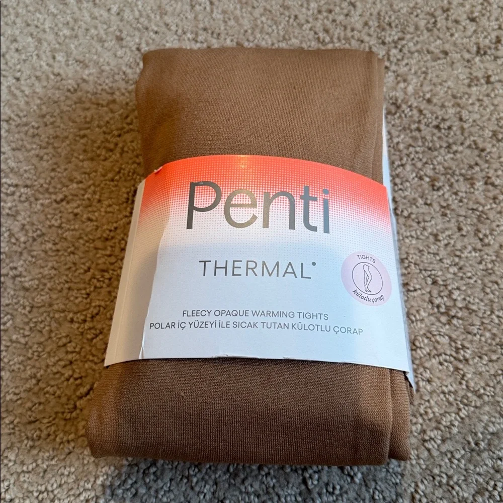 I20 NWT Plenti Thermal Fleecy Opaque Warming Tights - Size: Small